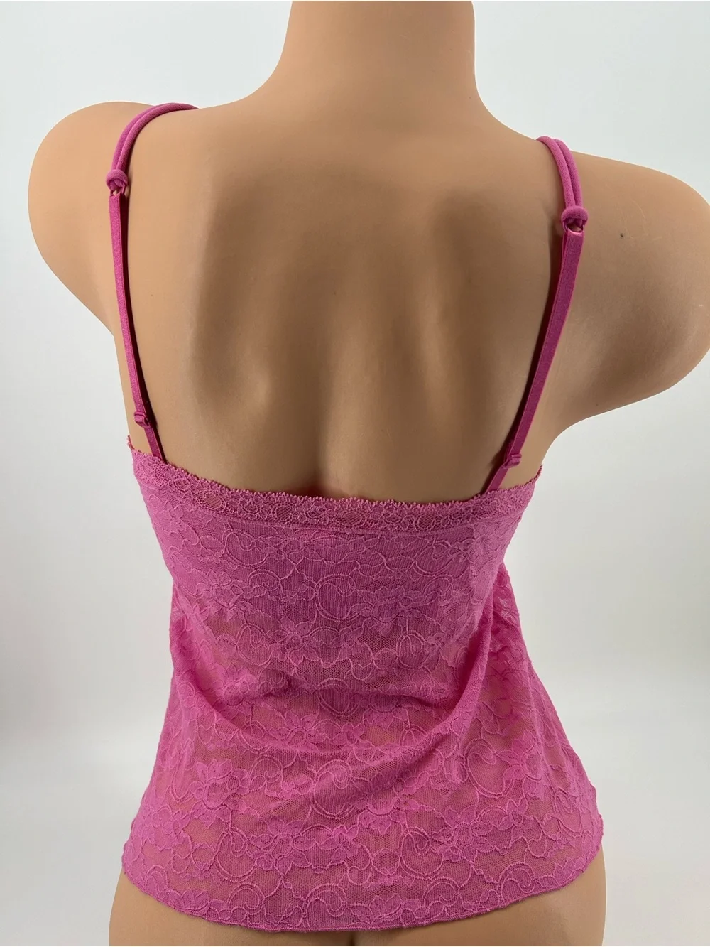 Victoria’s Secret Angels Vtg Y2K Mesh Lace Strappy Sleep Cami Tank READ - Picture 5 of 9